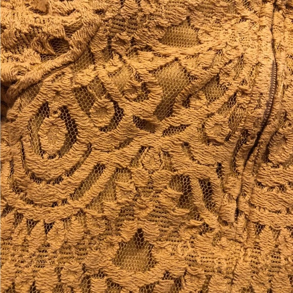 Genuine Oshkosh Bgosh Baby Girls 12m Yellow Lace Blue Velvet Bow Dress - Picture 4 of 12